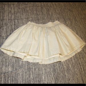 Carter’s off white glittery skirt, 3t